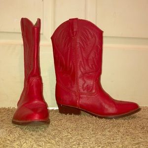 ❤️Little girls red cowgirl boot❤️